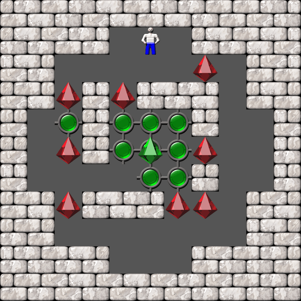 Сокобан More Bugs collections уровень 283